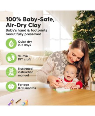 Adore Baby Hand and Footprint Kit, Dog Paw Print Kit, Baby Handprint Ornament Kit for Newborn, Babies, Boys, Girls