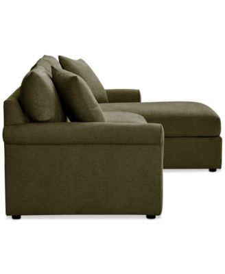 CLOSEOUT! Wrenley 99" 3-Pc. Fabric Modular Chaise Sectional Sofa, Created for Macy's