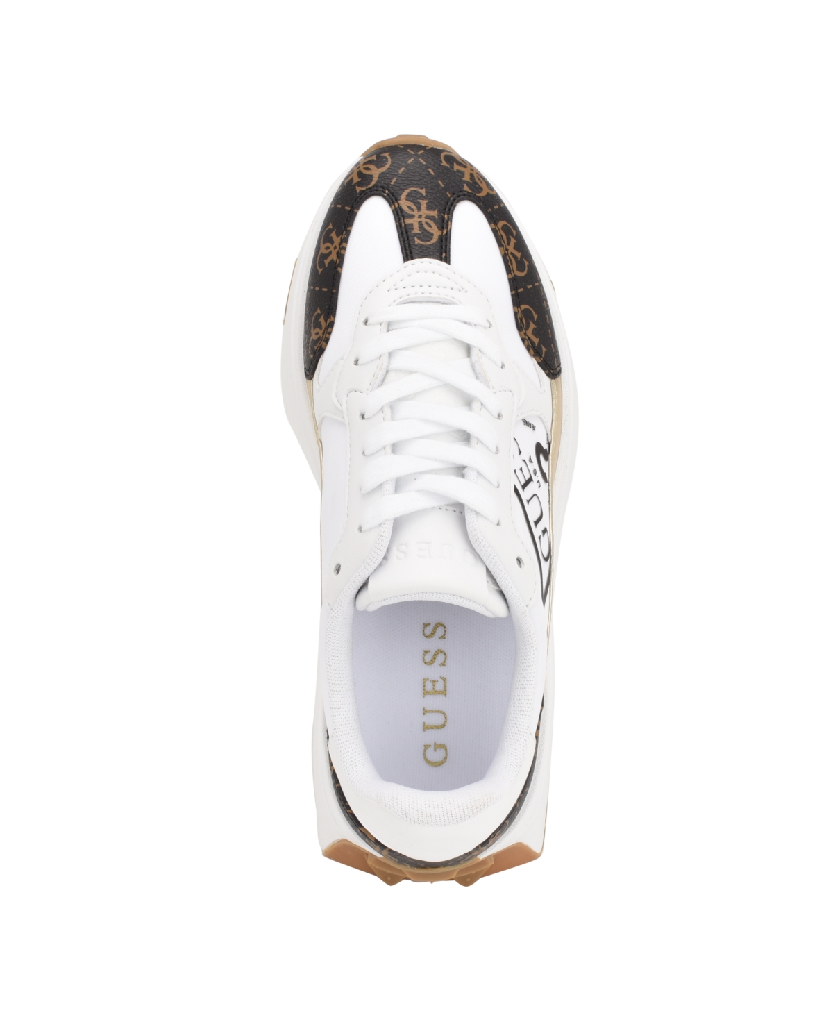 Guess Women's Calebb Chunky Platform Fashion Sneakers In White