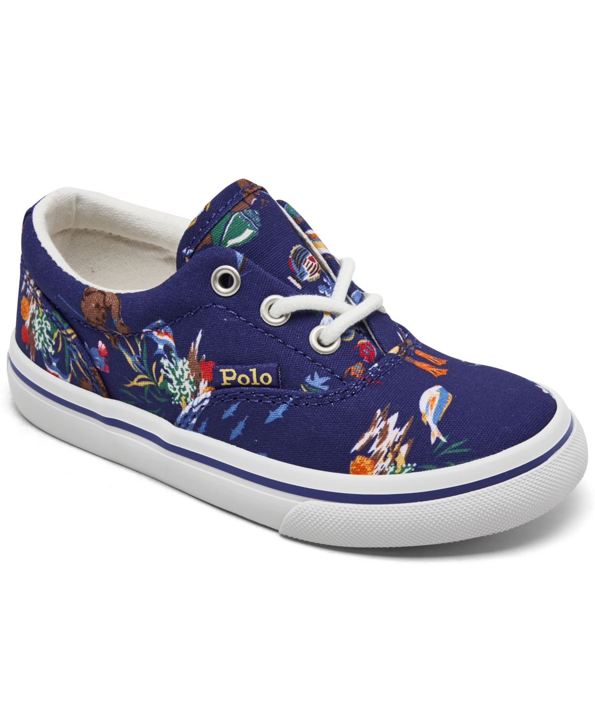 POLO RALPH LAUREN TODDLER BOYS KEATON SLIP-ON CASUAL SNEAKERS FROM FINISH LINE