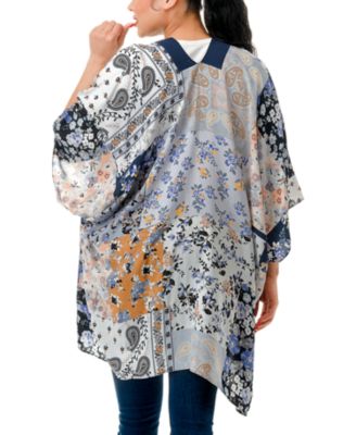 Floral Patch Work Kimono
