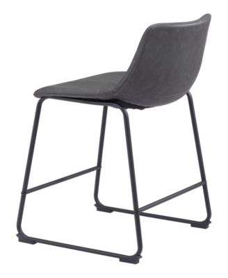 35" each, Set of 2 Steel, Polyurethane Smart Counter Chair
