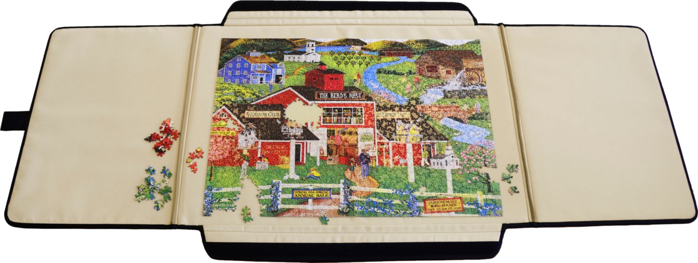 Детские игрушки Masterpieces Folding Felt Puzzle Table and Sorting Mats, 3-Piece Set, Ages 14+, цвет: Разноцветный — фото 3