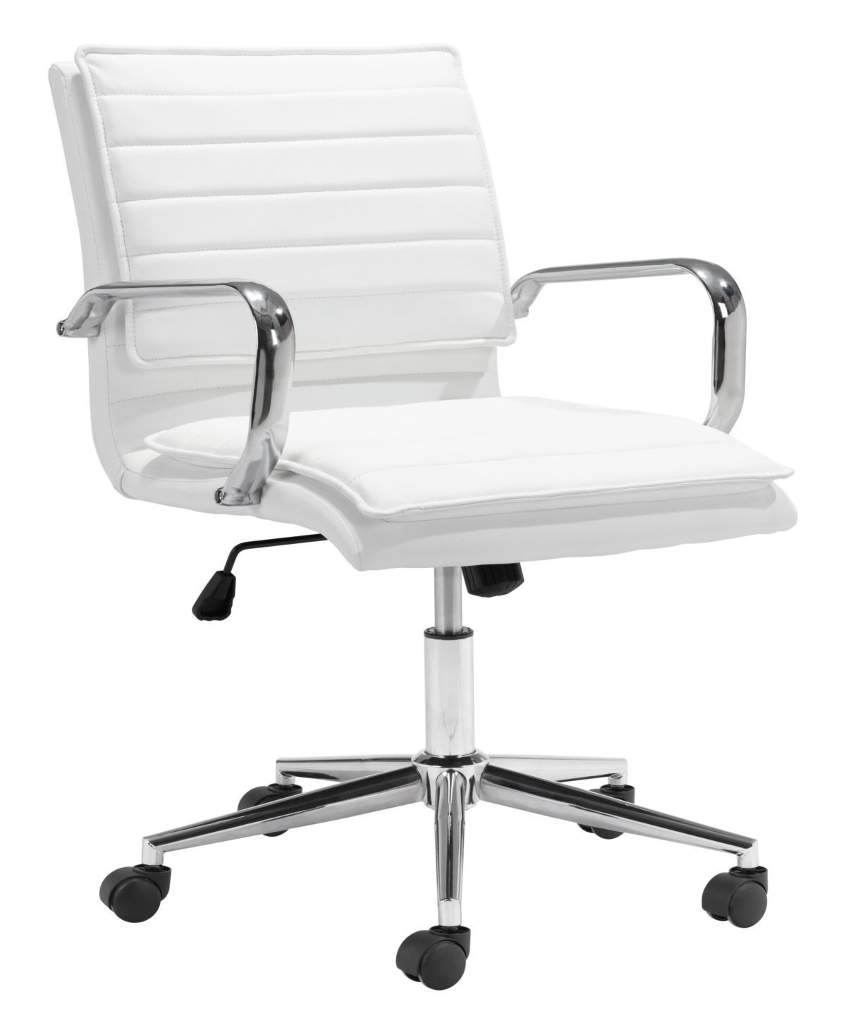 ZUO 38" STEEL, POLYURETHANE PARTNER ROLLING BASE OFFICE CHAIR