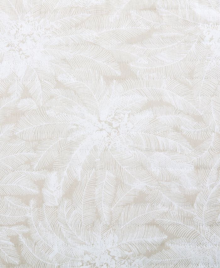 Tommy Bahama Home Makena Cotton Reversible 3 Piece Quilt Set, Full