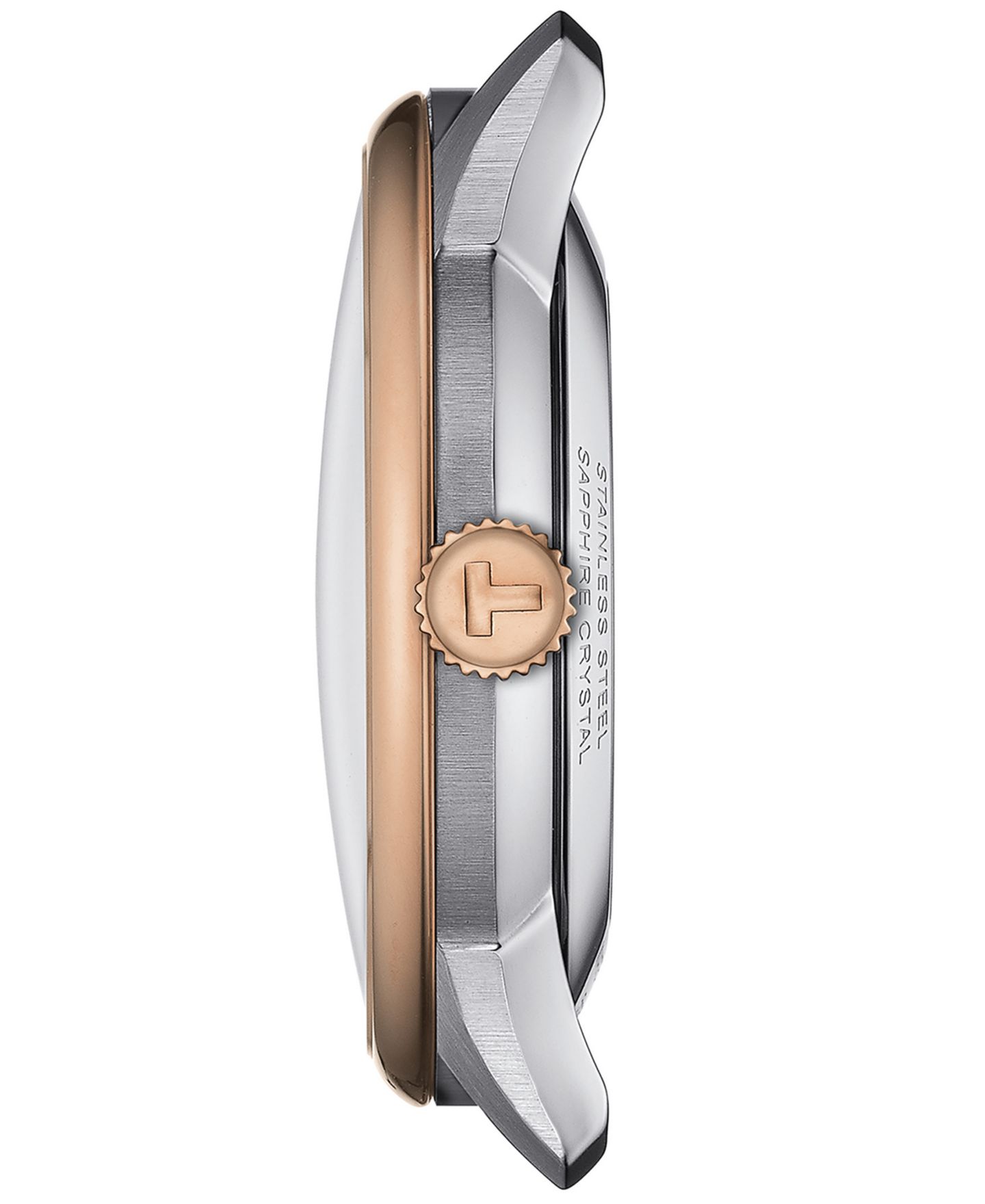 Часы Tissot Unisex Swiss Automatic Chemin des Tourelles Powermatic 80 Two-Tone Stainless Steel Bracelet Watch 39mm — фото 2