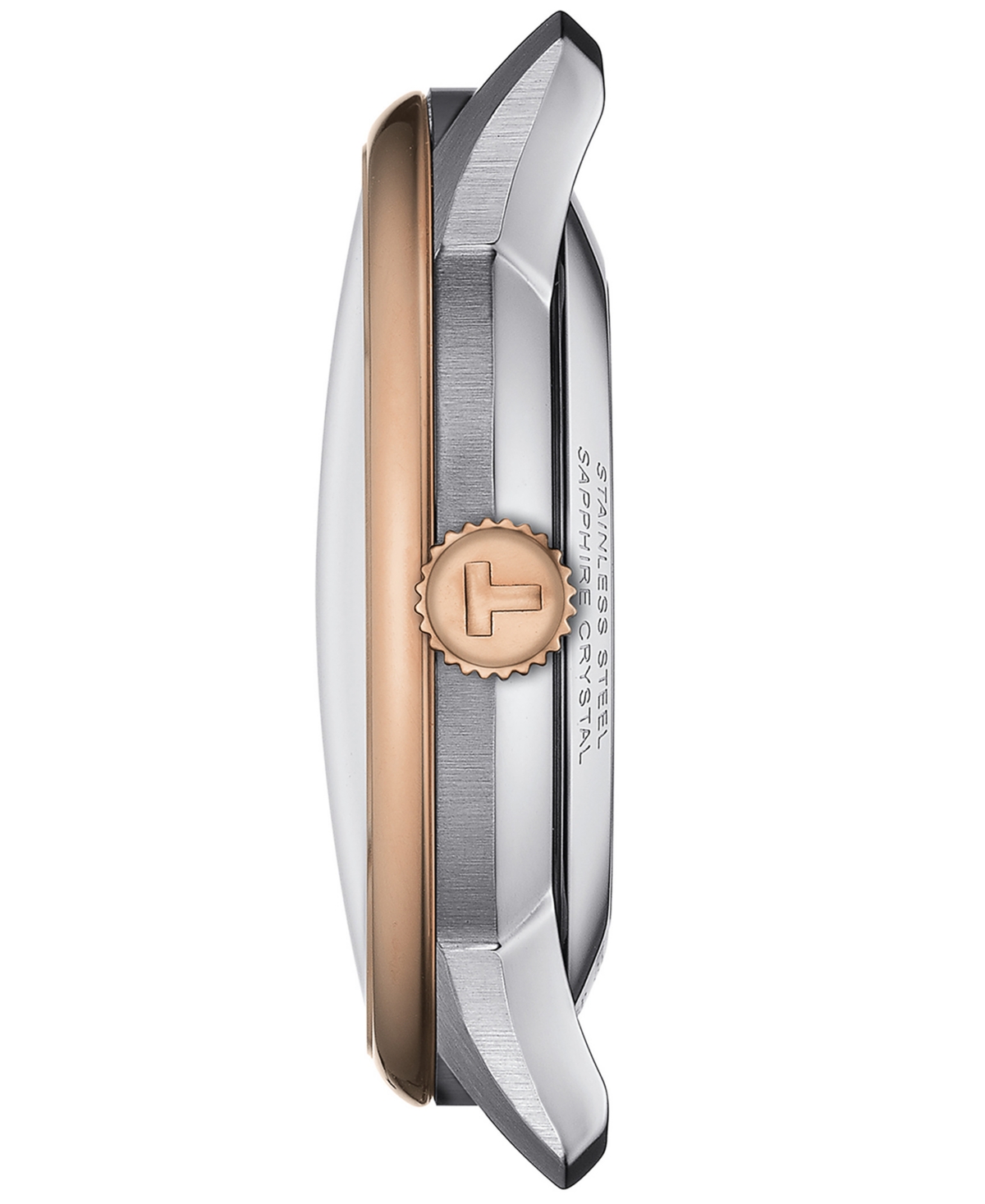 Shop Tissot Unisex Swiss Automatic Chemin Des Tourelles Powermatic 80 Two-tone Stainless Steel Bracelet Watch 39 In No Color