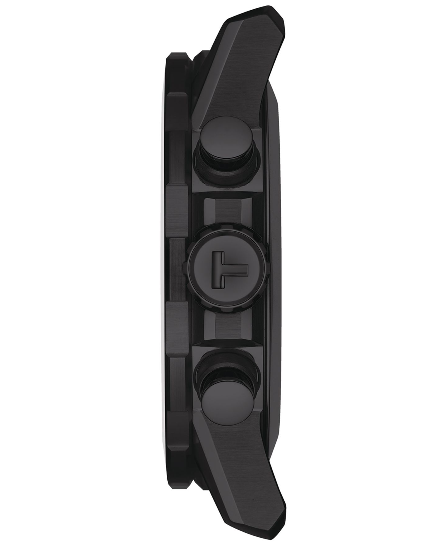 Мужские часы Tissot Swiss Chronograph Supersport Black Leather Strap Watch 46mm — фото 2