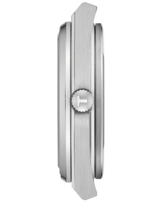 Men's Swiss Automatic PRX White Rubber Strap Watch 40mm