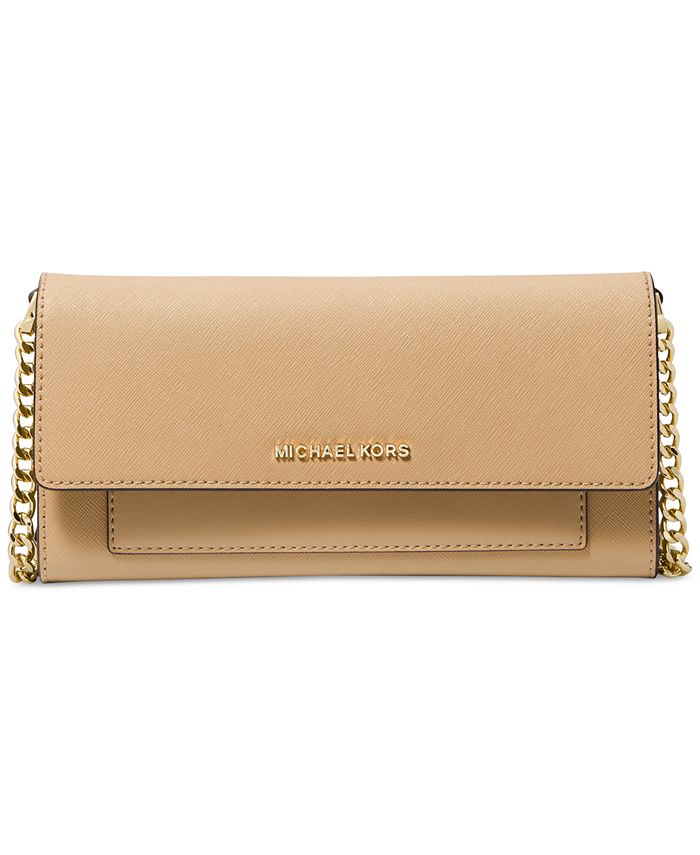 Michael Kors Black Leather Jet Set Chain Wallet, Best Price and Reviews