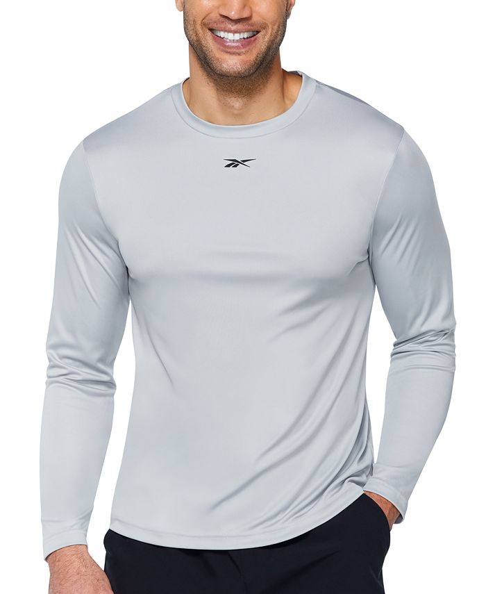 Reebok Men's Long-Sleeve Swim Shirt - Macy's
