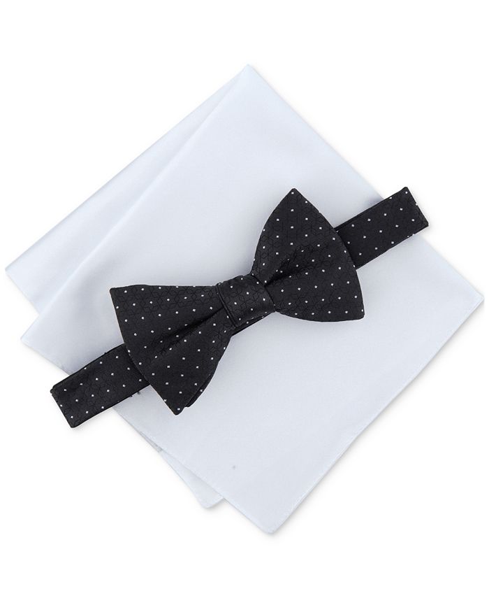 alfani bow tie and pocket square