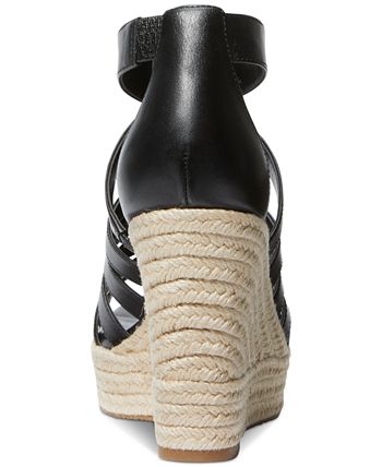 Michael Kors Women s Bradley Zip Espadrille Platform Wedge Sandals