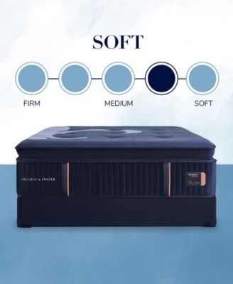 Reserve 17" Soft Euro Pillowtop Innerspring Luxury Mattress Set- Queen