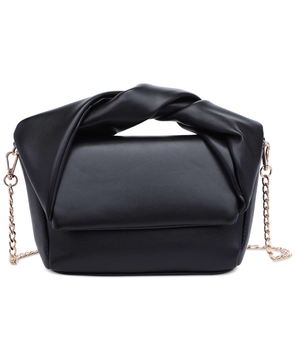 Urban Expressions Odette Twist Top Handle Bag In Black ModeSens