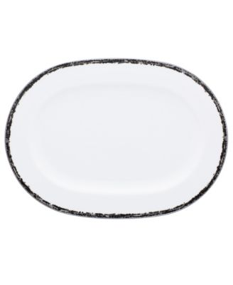 Rill Oval Platter, 14"