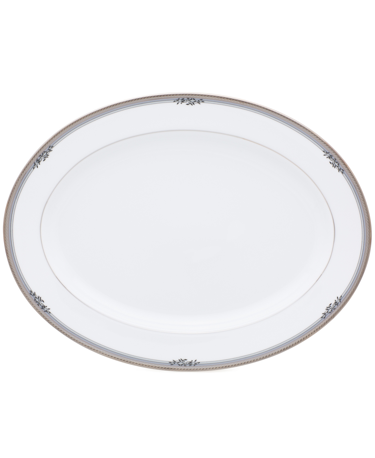 Noritake Laurelvale Oval Platter, 14" In White