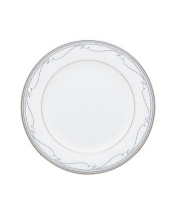 Noritake Serene Garden Bread & Butter Plates - Set Of 4, 6.25 Inch Appetizer Plates In Green/Red/White