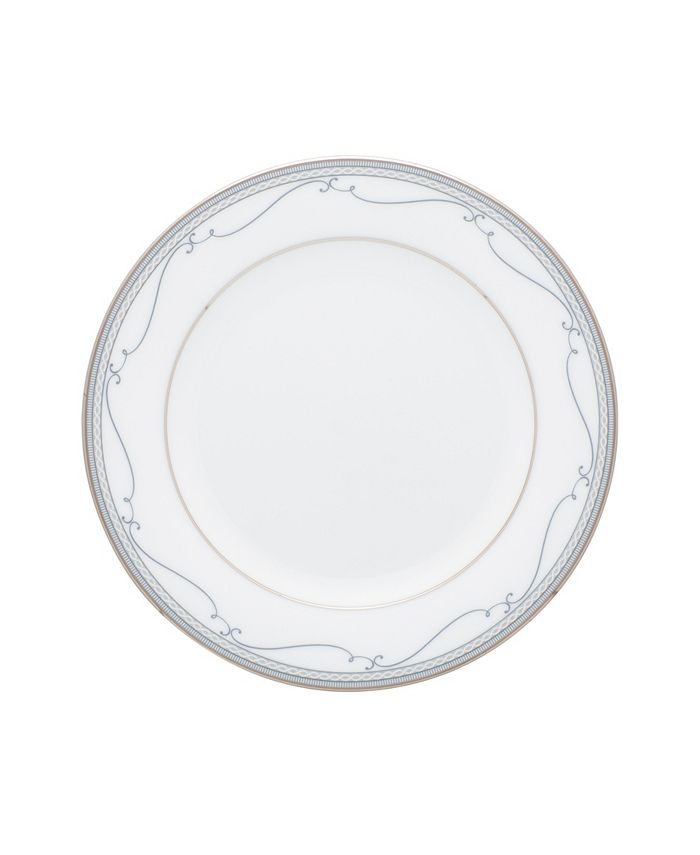 Noritake Satin Flourish 4 Piece Bread Butter/Appetizer Plates Set