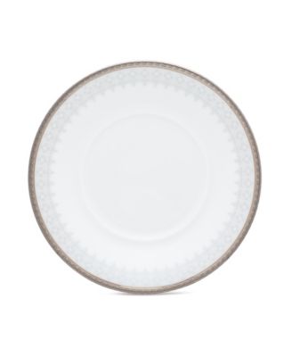 Silver Colonnade Set of 4 Saucers, 6"