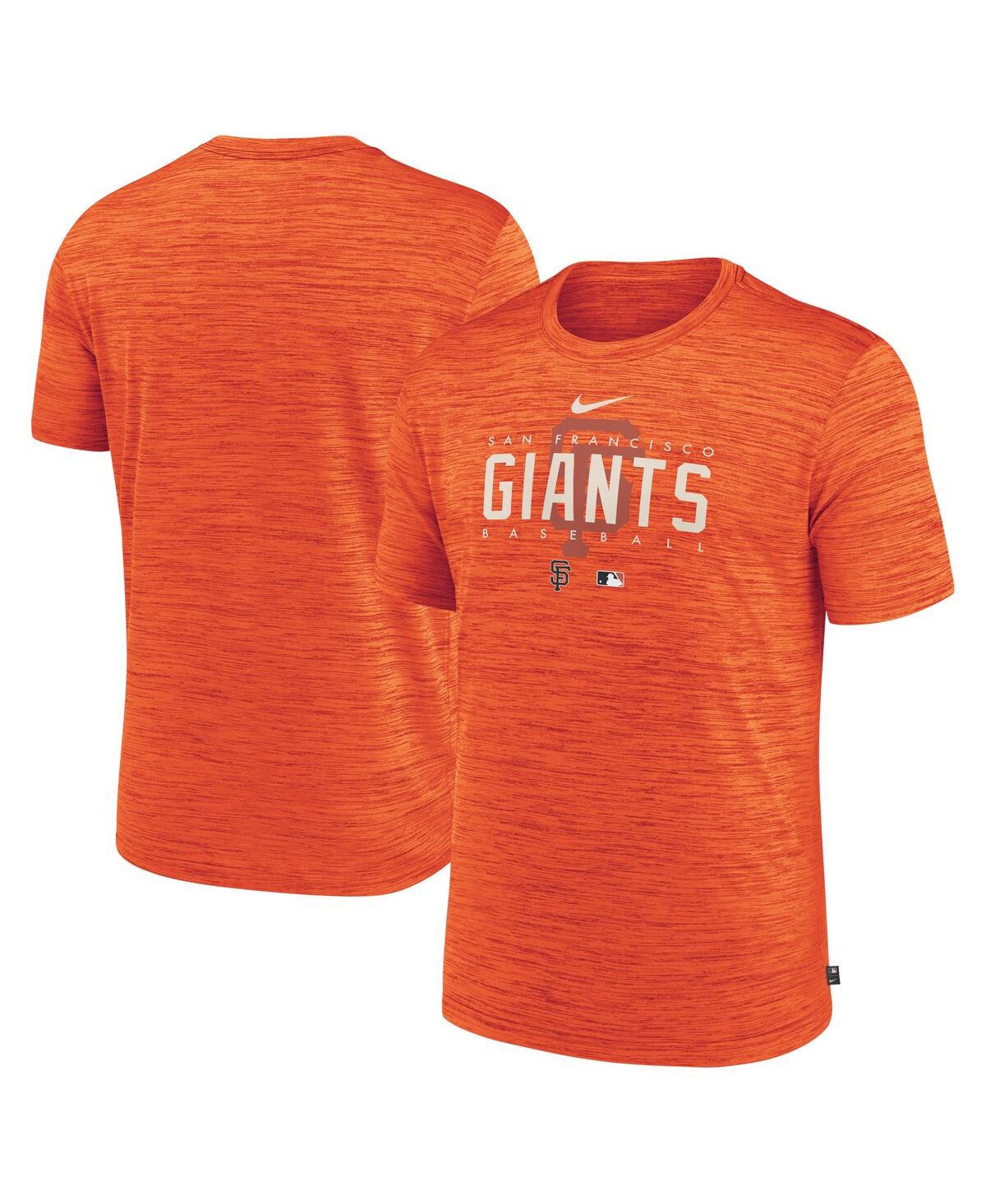 Nike Men's  Orange San Francisco Giants Authentic Collection Velocity Performance Practice T-shirt