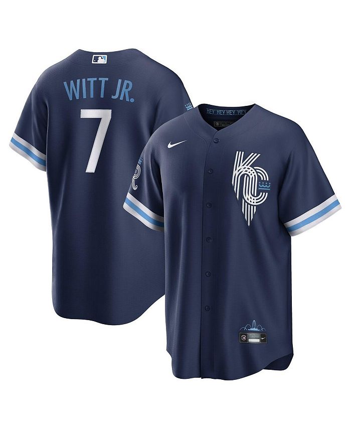 Nike Men's Bobby Witt Jr. Navy Kansas City Royals City Connect Replica  Player Jersey - Macy's