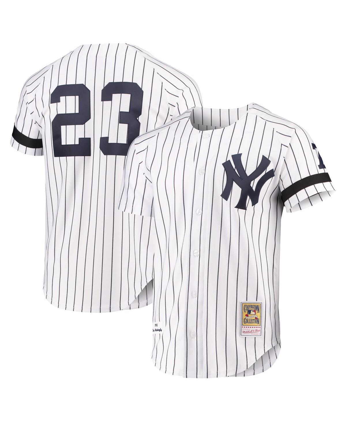 Men's Don Mattingly New York Yankees Mitchell & Ness Cooperstown Collection Authentic Jersey - White - White