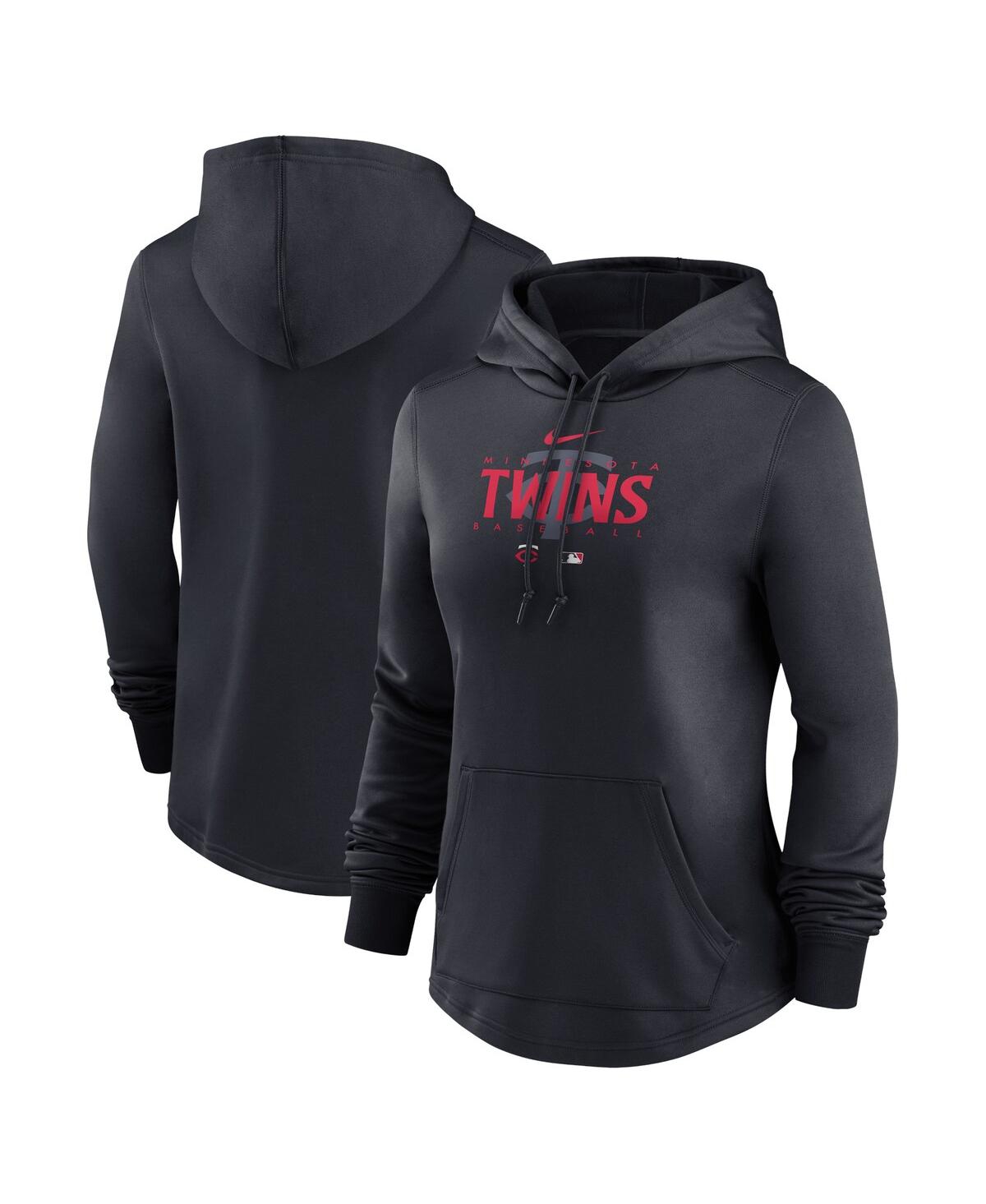 Nike Women's  Black San Francisco Giants Authentic Collection Pregame Performance Pullover Hoodie In Black