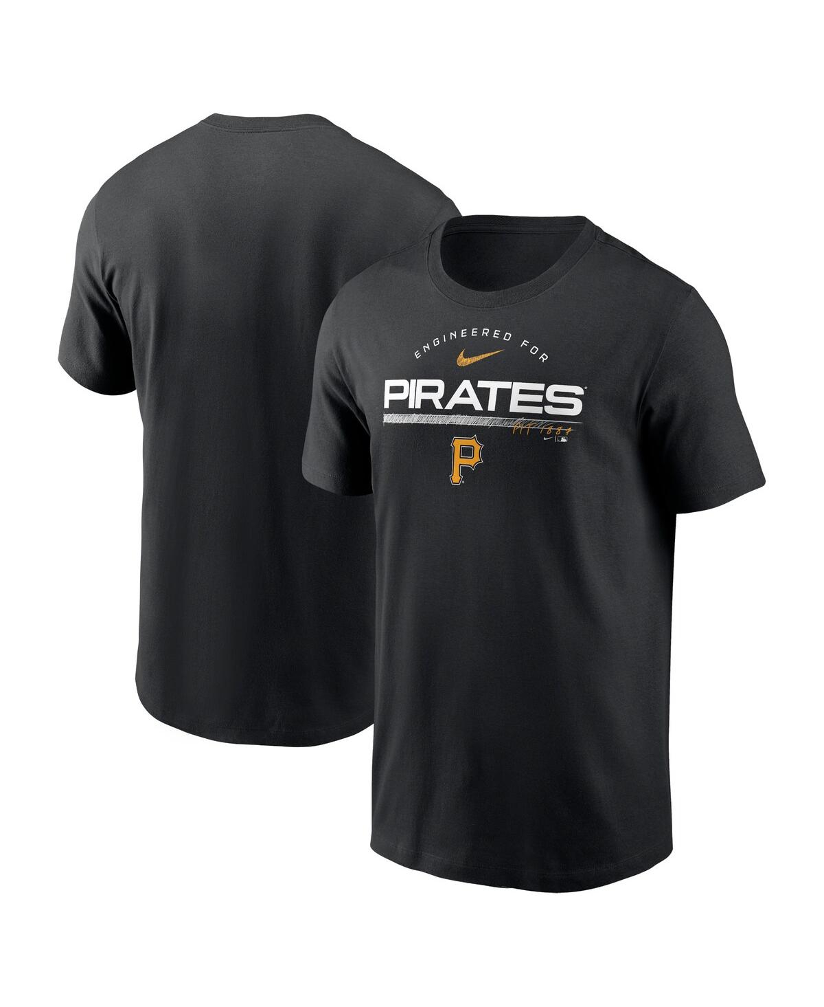Nike Black Pittsburgh Pirates Team Engineered Performance T-shirt In Black