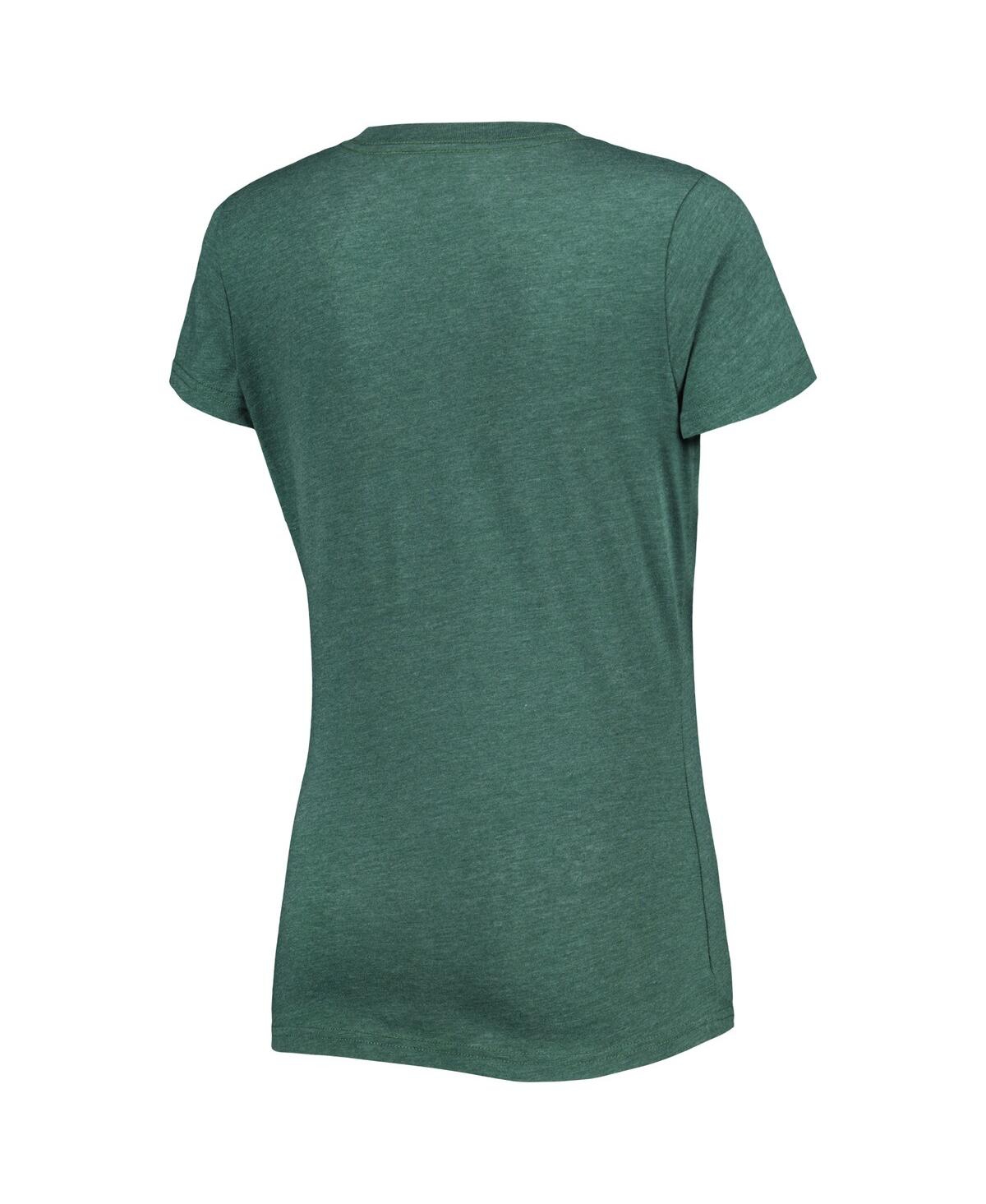 Women's G-iii 4Her by Carl BanksOakland Athletics Dream Team V-Neck T-shirt - Green