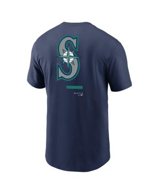 Men's Navy Seattle Mariners Over the Shoulder T-shirt