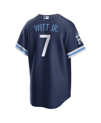 Men's Bobby Witt Jr. Navy Kansas City Royals City Connect Replica Player Jersey