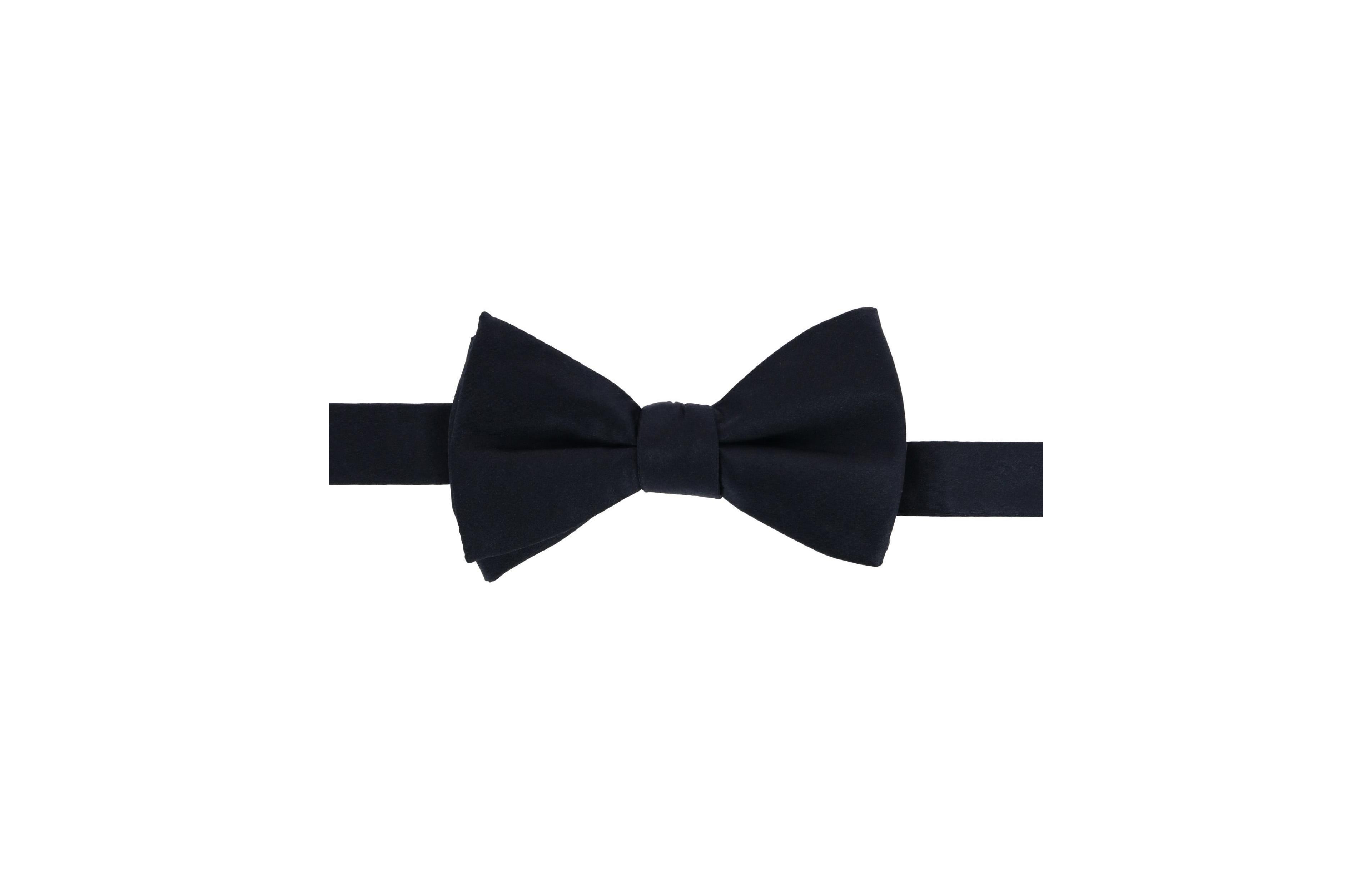 Trafalgar Men's Sutton Solid Color Silk Bow Tie