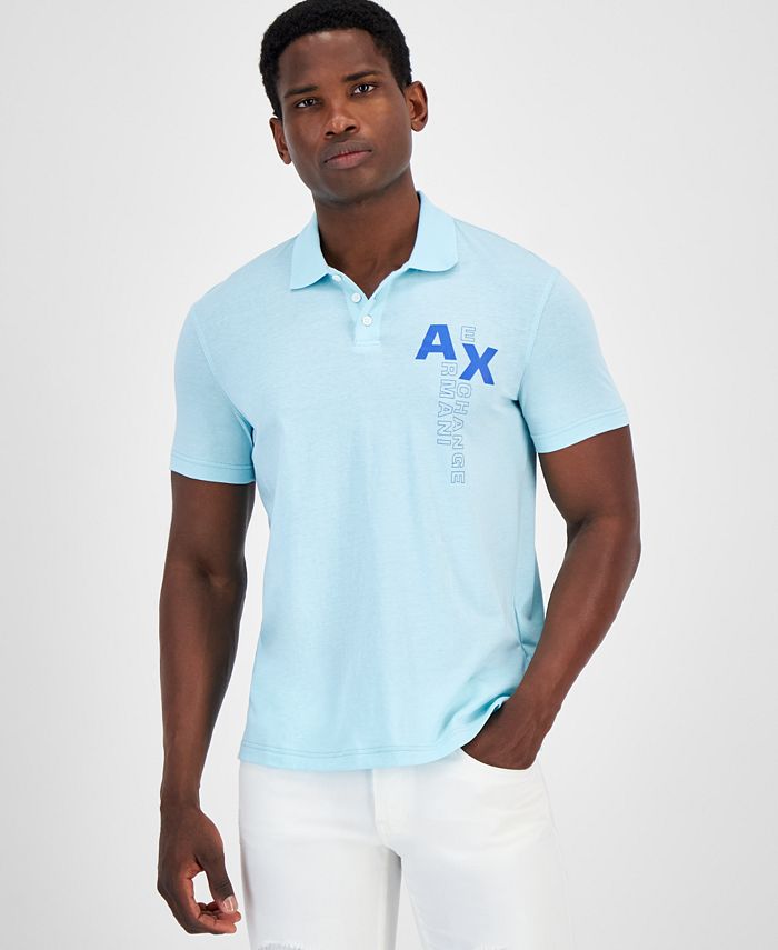 A|X Armani Exchange Macys Exclusive Contrast Logo Polo - Macy's