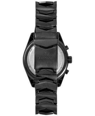 Katherine Women's Chronograph Black Ion Plated Stainless Steel Bracelet Watch 40mm