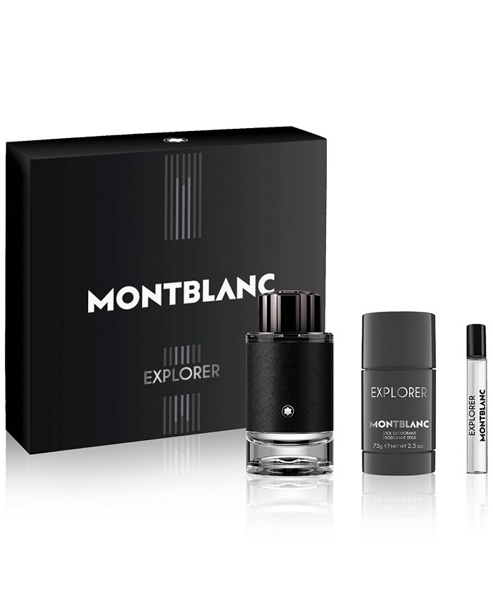 Montblanc Men's 3-Pc. Explorer Eau de Parfum Gift Set - Macy's