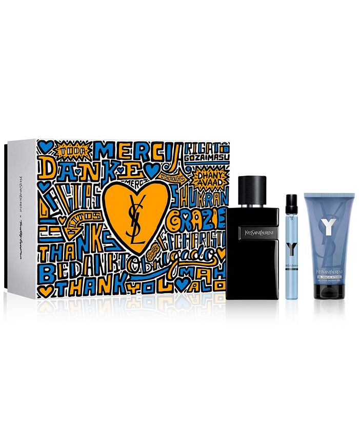 Yves Saint Laurent Men's 3-Pc. Y Le Parfum Gift Set - Macy's