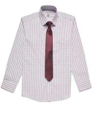 Kenneth Cole Reaction Men's Bianco Silk Plaid Neck Tie Blue Size Regular