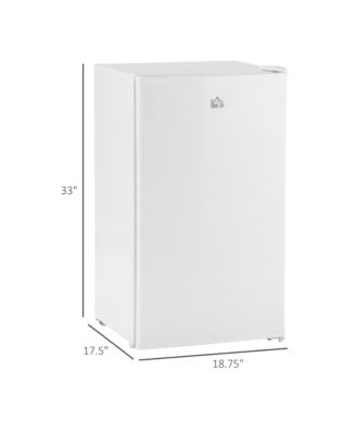 3.2 Cu.Ft Compact Refrigerator with Adjustable Thermostat,