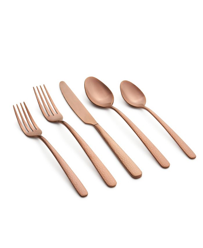 Fiesta Conga Copper Satin 20Piece Flatware Set, Service for 4 Macy's