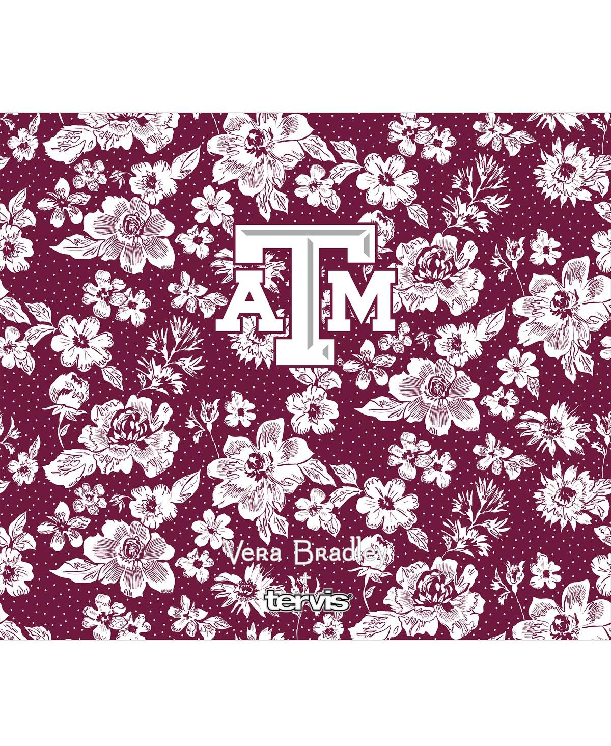 Shop Vera Bradley X Tervis Tumbler Texas A&m Aggies 24 oz Wide Mouth Bottle With Deluxe Lid In Burgundy