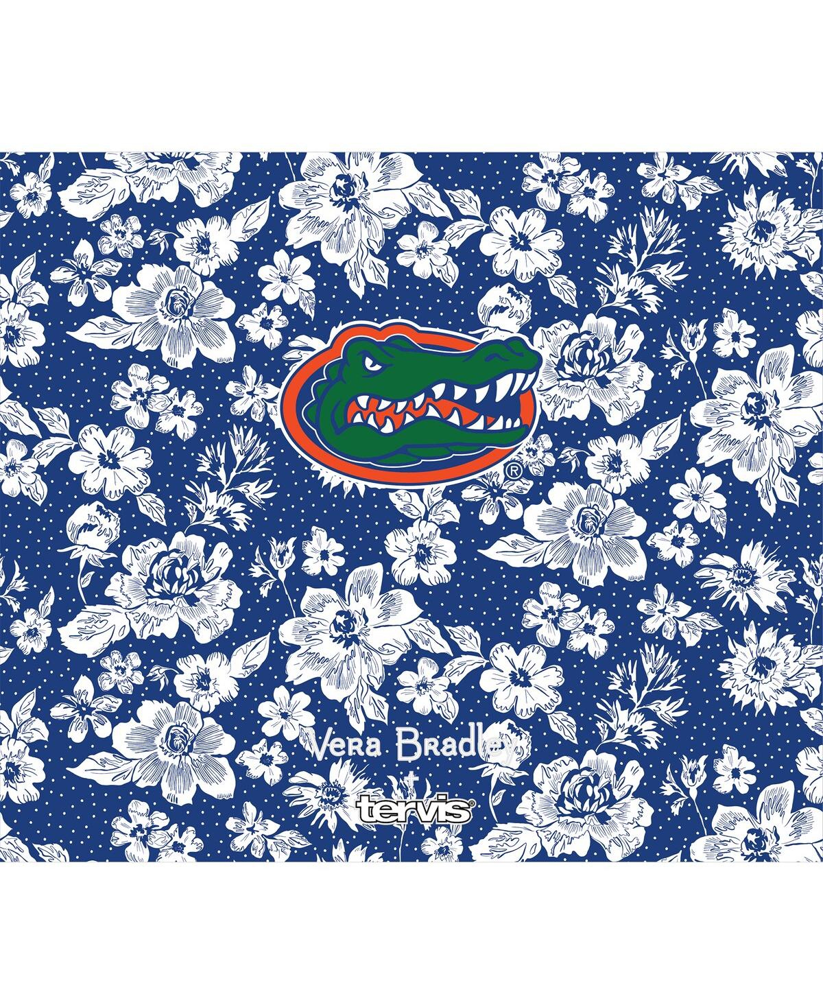 Vera Bradley X Tervis Tumbler Florida Gators 24 oz Wide Mouth Bottle With Deluxe Lid In Blue