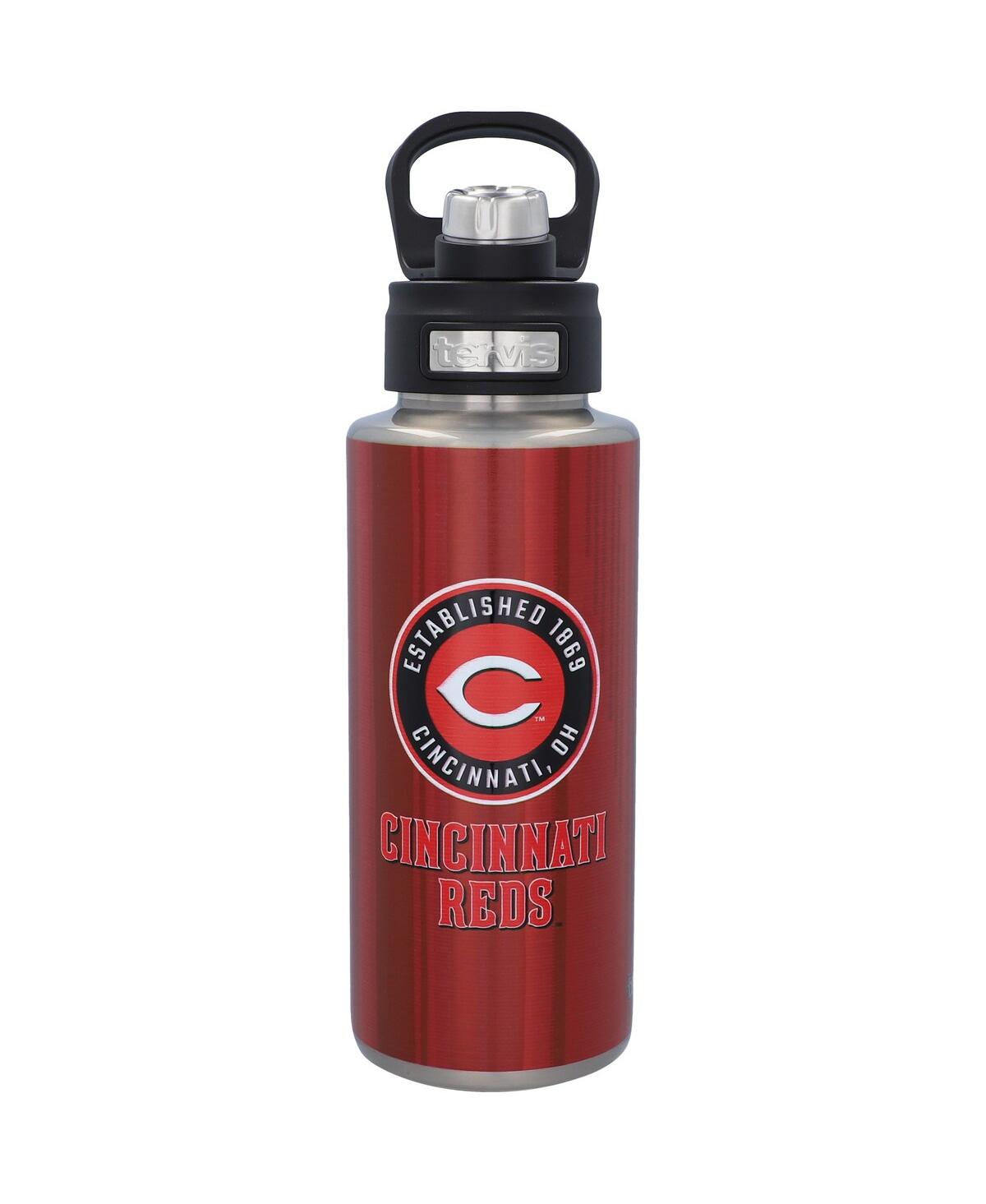 Shop Tervis Tumbler Cincinnati Reds 32 oz All In Wide Mouth Water Bottle In Red,gray
