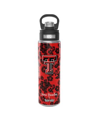 x Tervis Tumbler Texas Tech Red Raiders 24 Oz Wide Mouth Bottle with Deluxe Lid