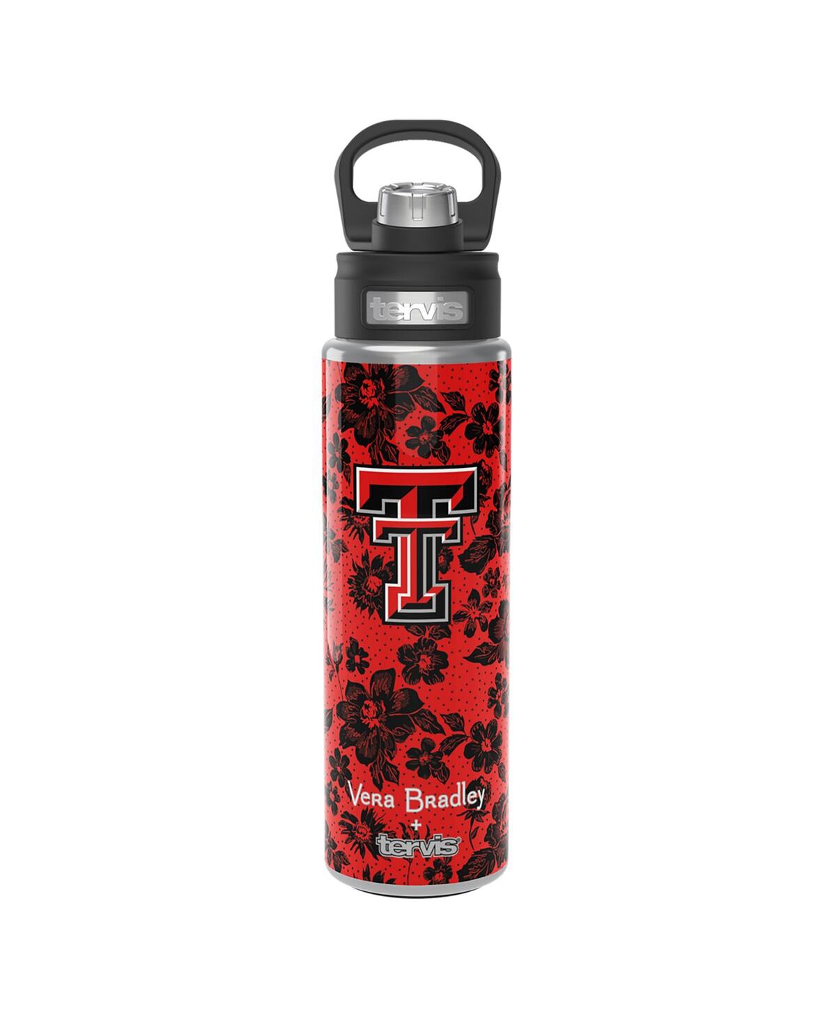Vera Bradley X Tervis Tumbler Texas Tech Red Raiders 24 oz Wide Mouth Bottle With Deluxe Lid In Red