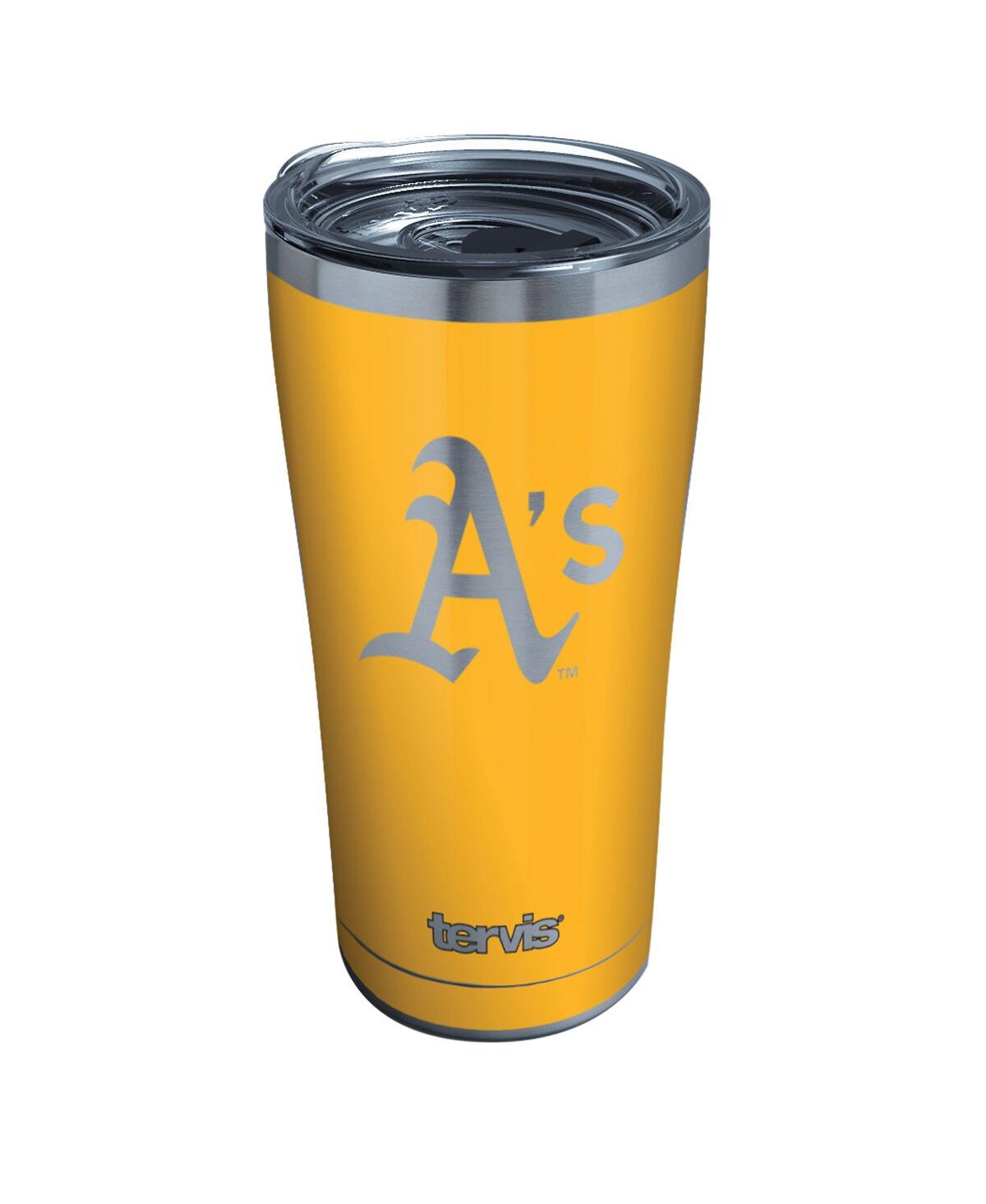Tervis Tumbler Oakland Athletics 20 oz Roots Tumbler With Slider Lid In Yellow