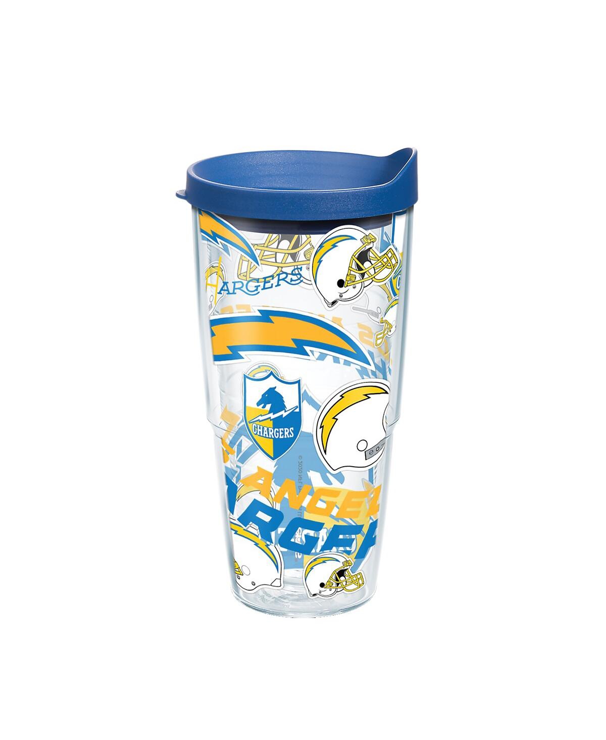 Tervis Tumbler Los Angeles Chargers 24 oz All Over Classic Tumbler In Blue