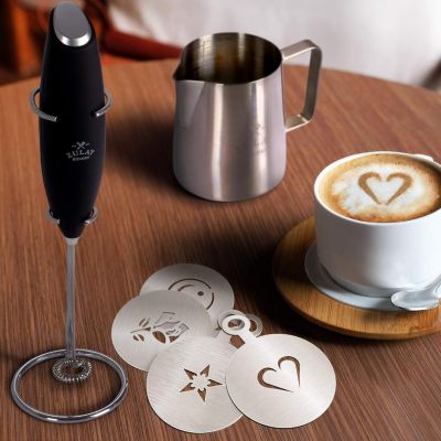 High Power Milk Frother Complete Set - Manual Latte Foamer