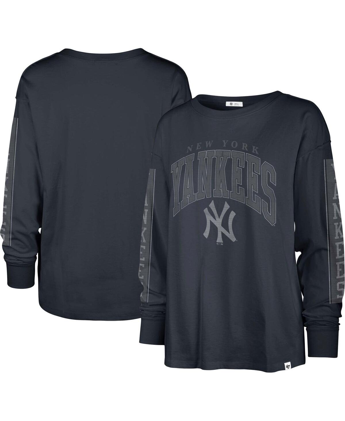 47 Brand Women's ' Navy New York Yankees Statement Long Sleeve T-shirt