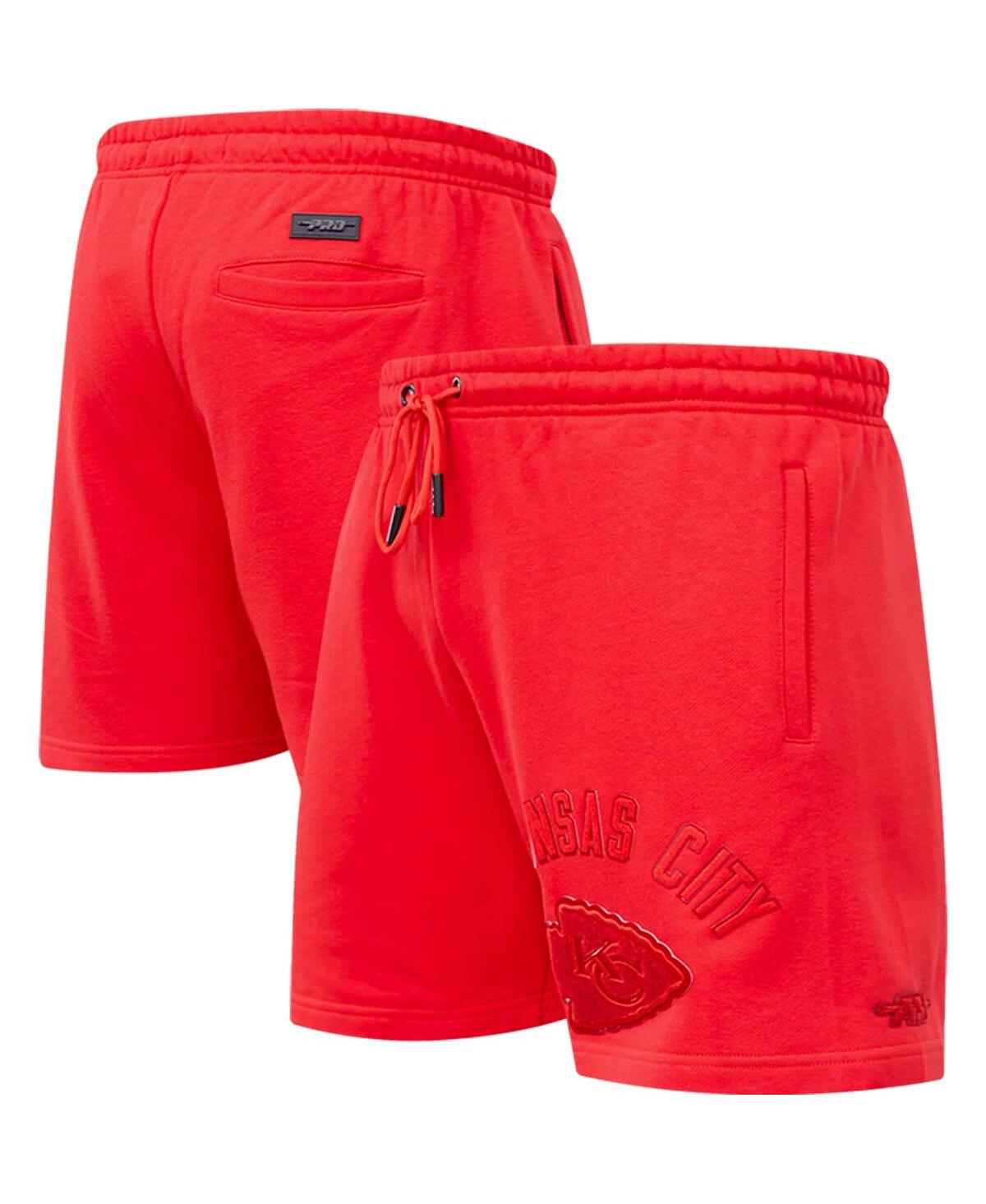 Shop Pro Standard Men's  Kansas City Chiefs Triple Red Shorts